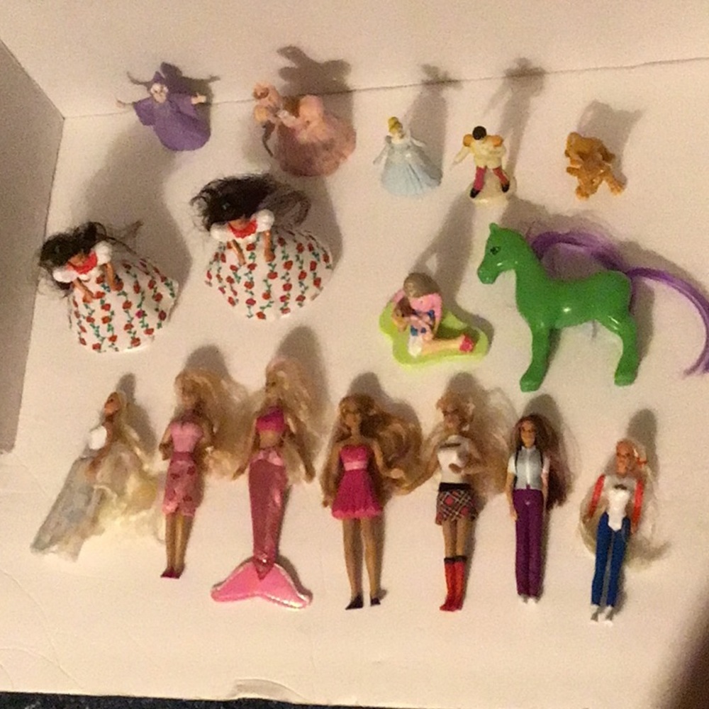Barbie Lot, 4”, Total 16 pcs